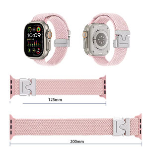 Correa de Reloj de Malla Trenzada para Iwatch <span class=keywords><strong>Serie</strong></span> 11-1 Ultra, Correa de Reloj de Malla Trenzada para Apple 38/40/41/<span class=keywords><strong>42</strong></span>/44/45/49mm - Product Image 2