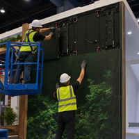 Pantalla LED de Pared para Alquiler, Interior, P2.5, a Todo Color, con Módulo de Servicio Frontal Magnético, para Exposiciones y Ferias Comerciales
