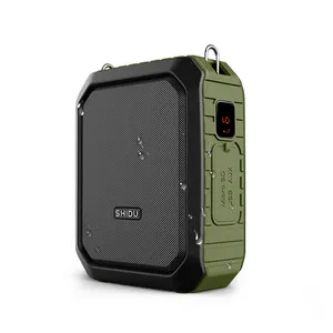 SHIDU M800 portátil Personal impermeable con cable Bluetooth amplificador de voz altavoz para guías turísticos