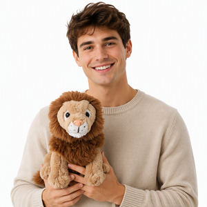 Muñeco de Peluche de Cordero Súper Suave, Animal del Bosque en Posición de Sentado, Relleno de Algodón PP, Regalo para Bebés, Marioneta de Trapo Personalizable para Bodas - Product Image 5