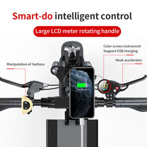 สกูตเตอร์ไฟฟ้า2020การออกแบบใหม่ล่าสุดส่วนตัวรุ่น10นิ้ว2ล้อ Max LED Unisex มอเตอร์กรอบพลังงานแบตเตอรี่เวลาชาร์จเบรก - Product Image 6