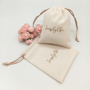 Nouveau produit Fournisseur d'usine Sac à bougies Sac à cordon Pochette en coton à cordon - Product Image 5