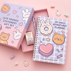 Cuaderno Personalizado con Logotipo Kawaii para Chicas, Cuaderno Creativo A5 A6 de Tapa Dura y Tapa Blanda, Libreta Económica, Agenda, Papelería al por Mayor, Regalo - Product Image 1