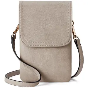 Mini sac de téléphone portable en cuir PU personnalisé porte-monnaie petits sacs à bandoulière pour femmes