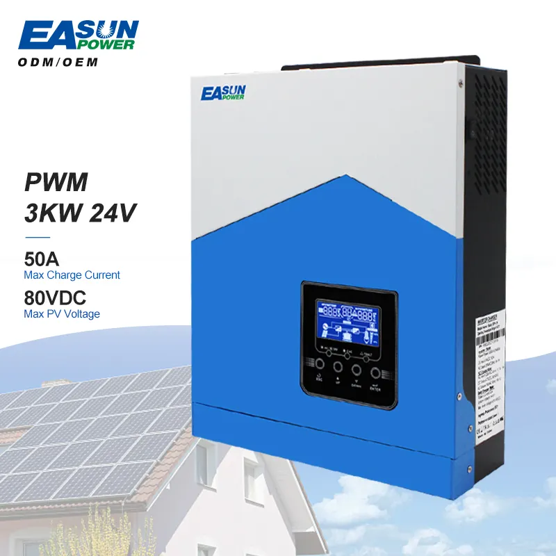 Recommend 3000W Pure Sine Wave 3KVA Off Grid Inverter Solar For Home System