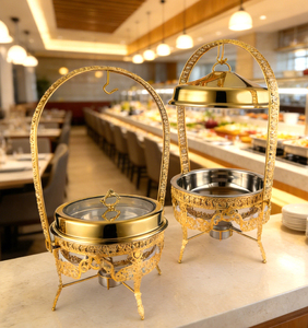 Recipiente para Calentar Comida de Acero Inoxidable de 8.0L para Servicio de Alimentos en Hospitales, Equipo de Calentamiento con Alcohol para Buffet, Ahorro de Energía, 50-70C 6 - Product Image 4