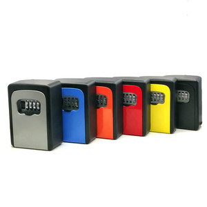 Boîte à clés en alliage d'aluminium, 120 mm, verrouillable mécaniquement, pour le stockage domestique et la construction - Product Image 1