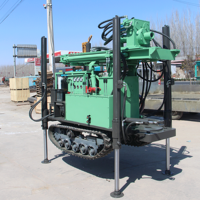 Máquina Perforadora Neumática de Pozos de 200m con Motor Diésel para Pequeñas Construcciones, con Bomba de Engranajes y Componentes Principales