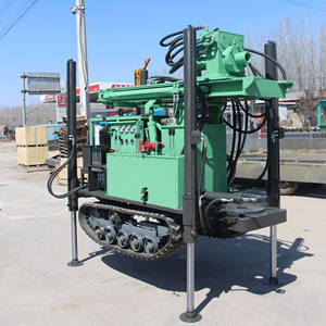 Máquina Perforadora Neumática de Pozos de 200m con Motor Diésel para Pequeñas Construcciones, con Bomba de Engranajes y Componentes Principales - Product Image 2