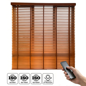 Tende <span class=keywords><strong>in</strong></span> <span class=keywords><strong>legno</strong></span> di alta qualità impermeabili Paulownia Basswood tende elettriche <span class=keywords><strong>in</strong></span> <span class=keywords><strong>legno</strong></span> veneziano - Product Image 1