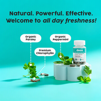 Cápsulas de Clorofila en Oferta, Suplemento Natural a Base de Hierbas para Adultos