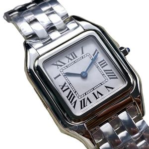 Reloj Mecánico Clásico de Primera Calidad para Mujer, Esfera Cuadrada de 27 mm, Correa de Acero Inoxidable - Product Image 2