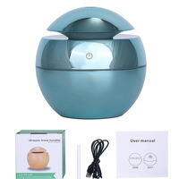 Diffuseur d'huiles essentielles à impulsion à 7 couleurs avec humidistat LED pour hôtel, voiture et usage domestique