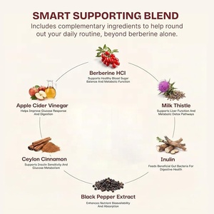 Gummies OEM <span class=keywords><strong>de</strong></span> Berbérine HCL avec Cannelle, Chardon-Marie <span class=keywords><strong>et</strong></span> <span class=keywords><strong>Vinaigre</strong></span> <span class=keywords><strong>de</strong></span> <span class=keywords><strong>Cidre</strong></span> <span class=keywords><strong>de</strong></span> <span class=keywords><strong>Pomme</strong></span> pour un Métabolisme Sain du Glucose <span class=keywords><strong>et</strong></span> la Santé du Foie - Product Image 2
