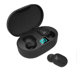 E6S TWS Bluetooth Earphone Wireless Earbuds Noise Cancelling Mic Headphones LED Headset For Mobile audifonos gamer