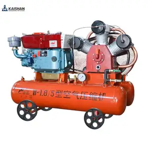 Portable Piston Air Compressor W-3.5/5 Mining Industrial Diesel Air Compressor For Rock Drill