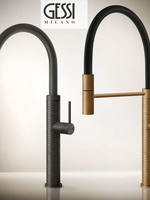 Robinet de cuisine monotrou en cuivre avec cartouche céramique, anti-éclaboussures, eau chaude/froide, extractible et orientable, pour montage sur évier