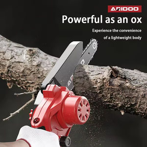 Scie à chaîne sans fil sans balais 20V Lithium-Ion, tronçonneuse électrique compacte pour l'élagage des arbres et la coupe du bois à la maison et au jardin - Product Image 4