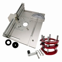Mesin Ukir & Pemotong DIY dengan Alas Pengangkat, Plat Terbalik, Mesin Bakelite, Alat Pertukangan Kayu dari Paduan Aluminium