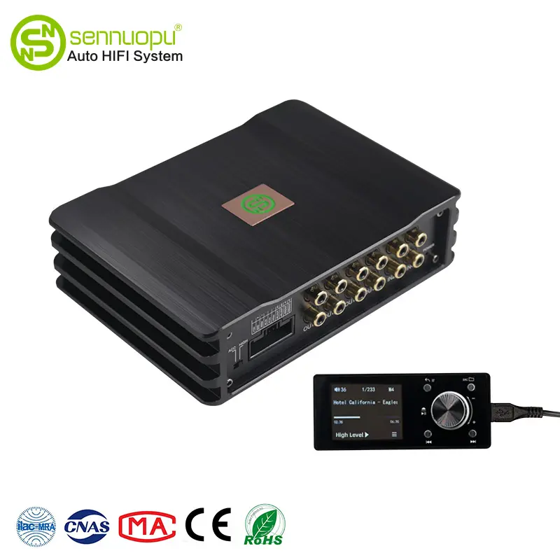 OEM Sennuopu Audio Power car stereo equalizer DSP Processor Audio Car Amplifiers