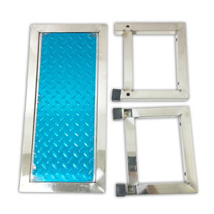 Taburete de pie de <span class=keywords><strong>monocapa</strong></span> de un solo paso para desmontar pacientes examinadores antideslizantes de acero inoxidable para muebles médicos de Hospital de 2, 2, 1 unidad - Product Image 3