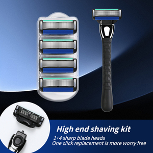 Rasoir système pour hommes à lame à trois couches de vente chaude avec rasoir de voyage remplaçable à lame à six couches - Product Image 3