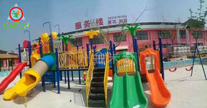 Toboggans de piscine aire de jeux extérieure pour enfants équipement de parc <span class=keywords><strong>aquatique</strong></span> amusant structures d'escalade <span class=keywords><strong>centre</strong></span> d'activités de jardin - Product Image 4