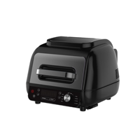Appareil de cuisson multifonction 6L avec sonde de température pour rôtir, griller, cuire à la vapeur, déshydrater et friture électrique