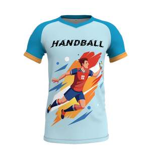 Camiseta de Balonmano para Hombre HIRBGOD, Diseño de Balonmano por Sublimación, Camiseta Deportiva para Jugador de Balonmano, Venta al por Mayor de Camisetas de Equipo - Product Image 1