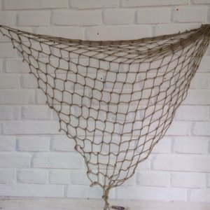 Red de Pesca Mediterránea de Cuerda de Cáñamo, Forma Irregular, Decoración de Pared para el Hogar, Decoración Interior - Product Image 1