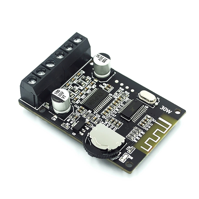 Stereo Power Amplifier Board 12V/24V High-power Digital Power Amplifier Module XY-P15W