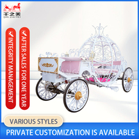 Buggy de mariage électrique d'inspiration royale victorienne Transport spécial pour les participants et les invités royaux