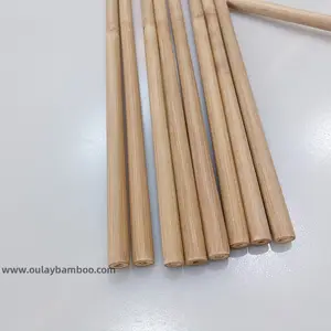 Baquetas redondas de tambor de bambu de 38cm, para venda, performance de música, malho de tambor de bambu