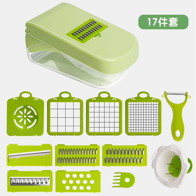 17-piece set with manual
