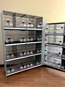 Большая клетка для разведения попугаев, многоярусная, разборная, передвижная - Product Image 1