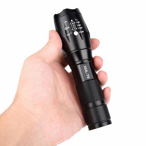 ไฟฉายแบบชาร์จไฟผ่าน USB อลูมิเนียมอัลลอยด์ LED ปรับความสว่างได้ แสงสว่างกลางแจ้ง - Product Image 3