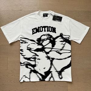 T-shirts imprimés graphiques pour hommes, de haute qualité, 100% coton peigné, respirants, écologiques, surdimensionnés, style streetwear - Product Image 4