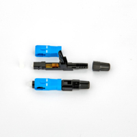 Conector de Montaje Rápido SC UPC para Instalación de Red de Cable de Fibra FTTH, Conector Rápido de Fibra Óptica de Alta Calidad