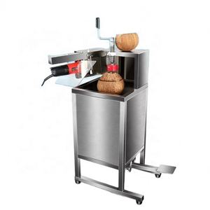 Commercial Industry Tender <b>Coconut</b> Trimming & Peeling Machine Electric <b>Coconut</b> Cutting Machine Stainless Steel 750W - Product Image 3