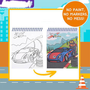 <span class=keywords><strong>Libro</strong></span> de Pintura Mágica con Agua Creativa para Niños Coreanos, <span class=keywords><strong>Libro</strong></span> de Pintura con Agua Colorida para Niños, Reutilizable - Product Image 2