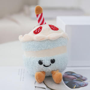 Pendentif poupée en peluche pain Kawaii <span class=keywords><strong>Porte</strong></span>-clés <span class=keywords><strong>porte</strong></span>-clés pour <span class=keywords><strong>couple</strong></span> Cadeau mignon de simulation de nourriture peluches en peluche pour gâteau d'anniversaire <span class=keywords><strong>Porte</strong></span>-clés à breloques - Product Image 4
