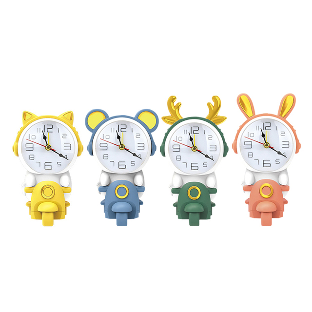 Cartoon Motorcycle Kids Bedroom Sleeping Wake up Light Sunrise Alarm Clock for Kids