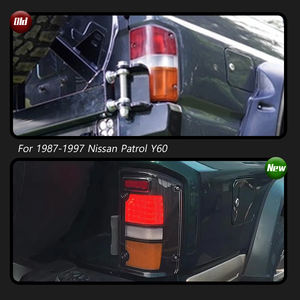 Nouvel ensemble de feux arrière LED 12V avec lentille fumée/téintée pour Patrol Y60 1987-1997 - Product Image 5