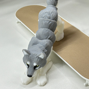 Figuras de lobo Husky con impresión 3D y articulaciones móviles, adornos de escritorio, artesanías, venta al por mayor, modelo 12+, novedad transfronteriza - Product Image 3