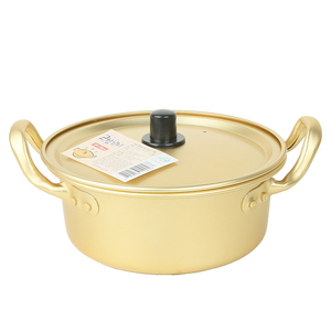 Popolare Pentola per Hot Pot da Ristorante, Piccola Pentola in Alluminio per Ramen Coreano Aures Unitas Gold - Product Image 1