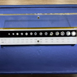 Elmas araçları boyutu referans renk netliği şekil ana seti kübik zirkonya 4C ana taş setleri - Product Image 2