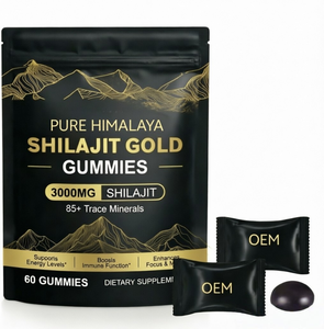 Gomitas de Shilajit Puro del Himalaya 400MG al por Mayor, Suplemento Dietético de Proteína Silvestre en Botella para Aumentar la Energía - Product Image 1