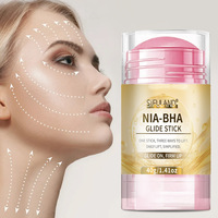 Sérum Solide Raffermissant avec Niacinamide BHA, Stick Liftant pour le Visage et le Cou 40g