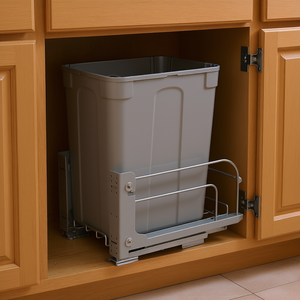 D0100X328MX Contenedor de Basura Bajo Mueble de 35 Qt con Cierre Suave y Extraíble para Cocina y Almacenamiento en el Hogar - Product Image 2