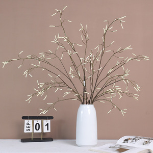 Branches de mûrier artificielles Ruilisi, en plastique jaune et mousse, pour la décoration de la maison, accessoires de photographie de mariage - Product Image 3
